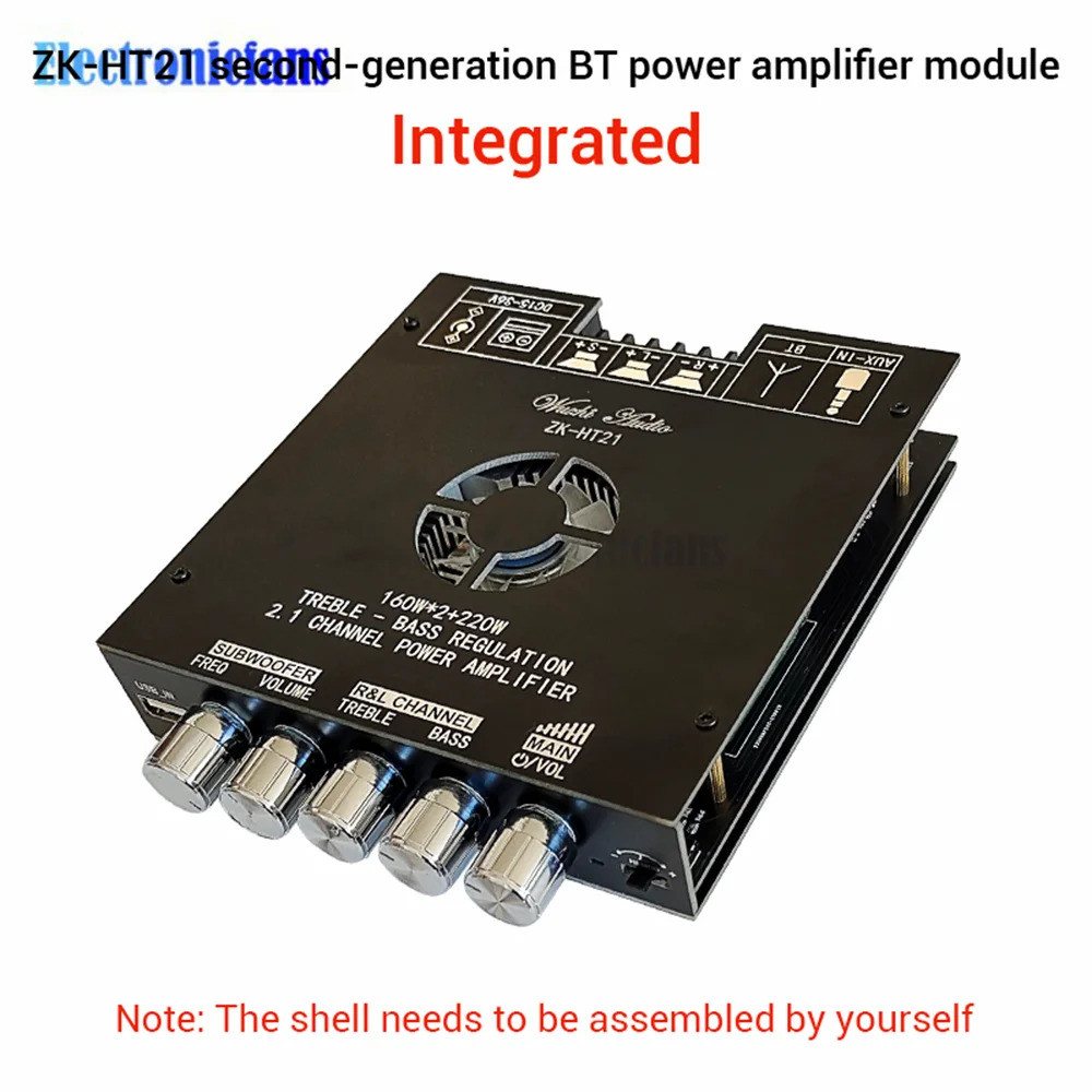 <0>HT21-2G II 2.1 ช่อง TDA7498E โมดูลขยายเสียงบลูทูธ ซับวูฟเฟอร์ 160Wx2+220W