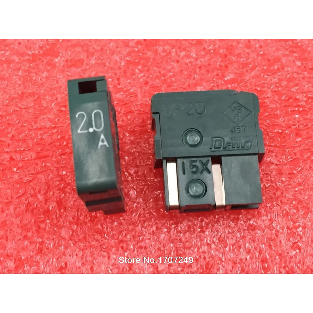 ☆ จัดส่งฟรี50ชิ้น/ล็อต DAITO ฟิวส์ MP20 2A 2.0A 125โวลต์100% ใหม่และเป็นต้นฉบับ Fanuc ฟิวส์ MP2.0A