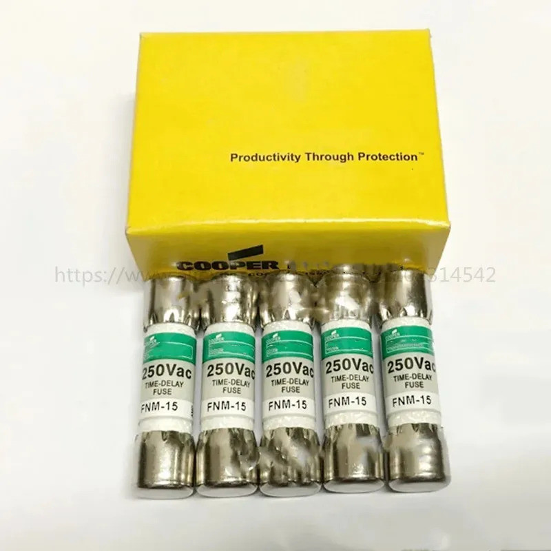 <0>10PCS ฟิวส์หน่วงเวลาใหม่ของแท้ FNM-1-2-3-4-5-6-7--8-9-10-12-15-20-25-30 10*38 250V