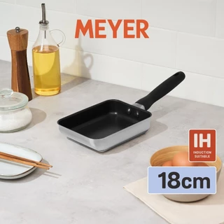 MEYER LUNA SS กระทะไข่ม้วน สเตนเลส เคลือบผิวลื่น กระทะด้าม ขนาด 18 ซ.ม. (71809-C)
