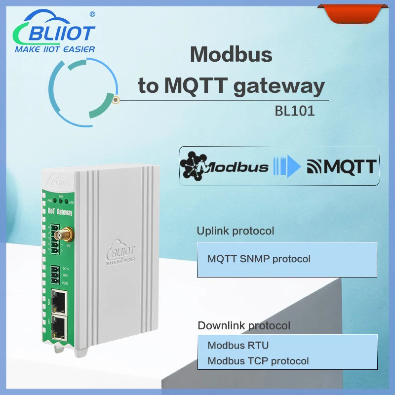 โปรโตคอลอุตสาหกรรม Bliiot เกตเวย์แปลงอัจฉริยะ modbus RTU TCP เป็น MQ ThingsBoard รองรับ awsIoT 4G อี