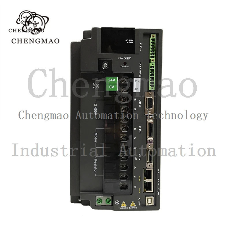 ไดรฟ์เซอร์โวมอเตอร์ PLC 4.5KW EtherCAT 400V ใหม่ ASD-A2-4543-E ASD-A2-3043-E ASD-A2-7523-E ASD-A2-75