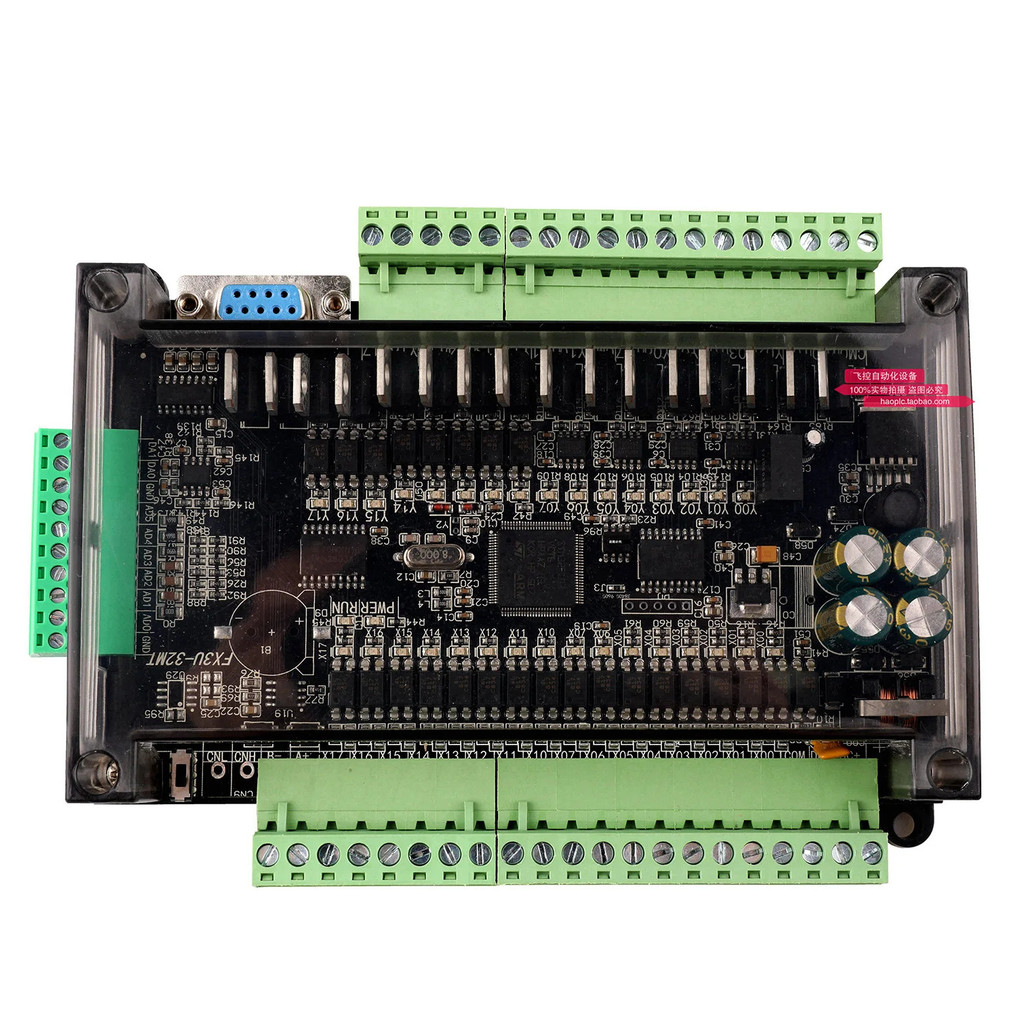 บอร์ดควบคุมอุตสาหกรรม PLC ในประเทศ FX3U-32MT พร้อมการสื่อสาร CAN ตัวควบคุมเข้ารหัสพัลส์ 8 ทาง 100K พ