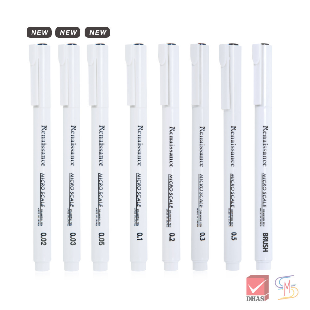 Renaissance ปากกาเขียนแบบ ปากกาตัดเส้น Micro Scale จำนวน 1 ด้าม
