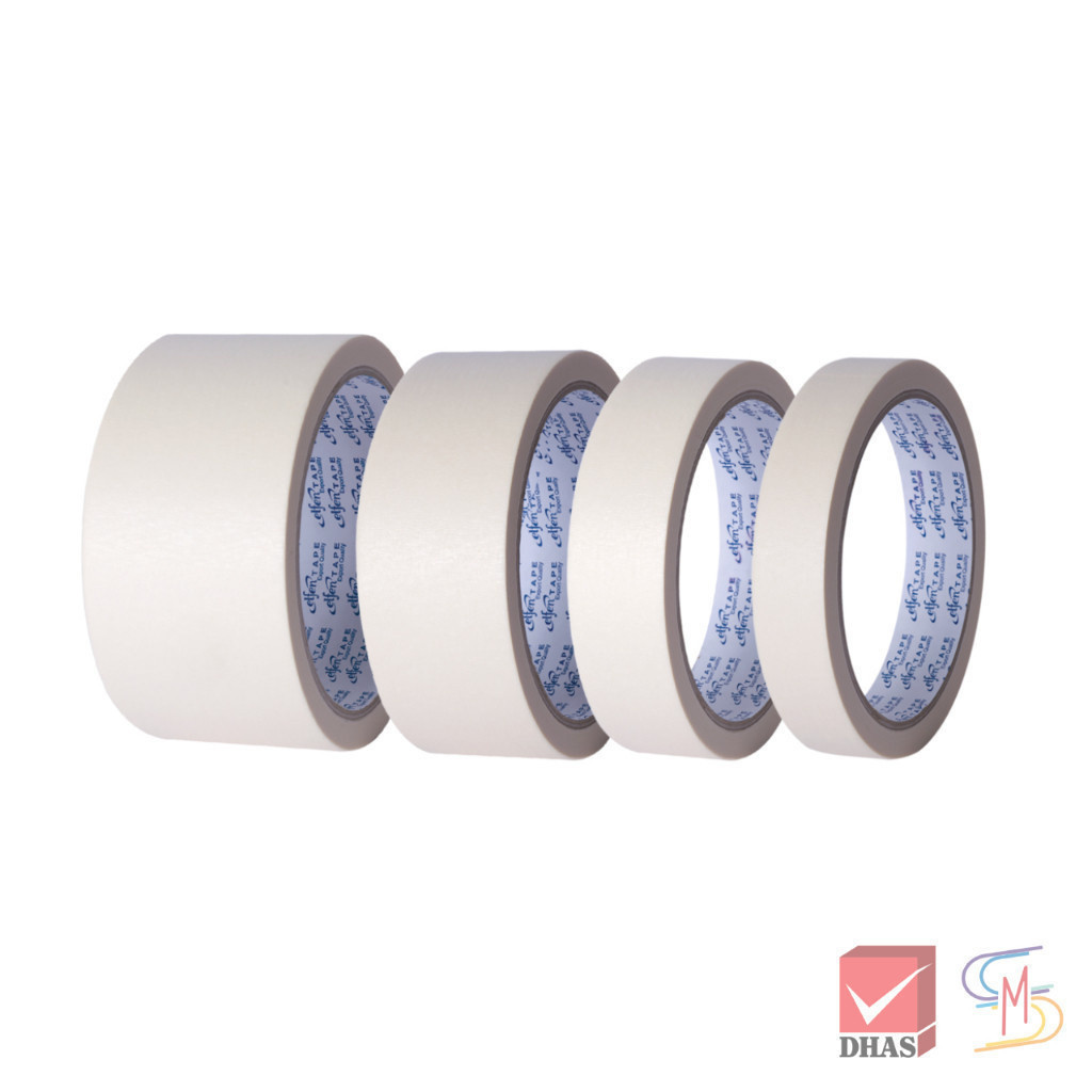 Elfen เทป เทปกระดาษกาวย่น 20 หลา จำนวน 1 ม้วน