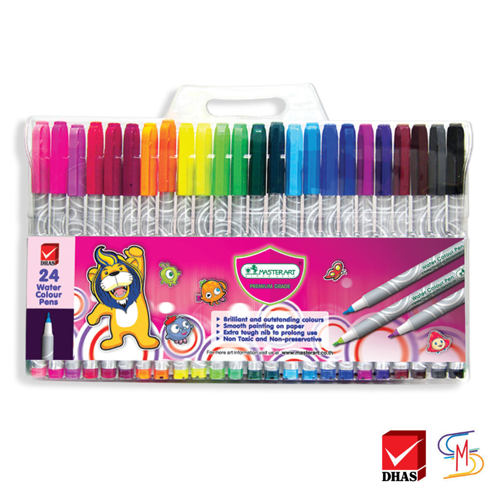 Master Art สีเมจิก ปากกาเมจิก 24 สี จำนวน 1 ชุด
