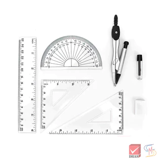 Master Art มาสเตอร์อาร์ต ชุดเรขาคณิต ชุดวงเวียน F713 จำนวน 1 ชุด