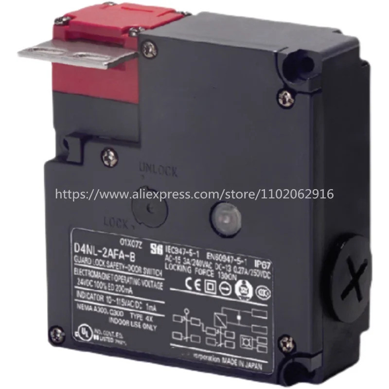 สวิตช์ประตูนิรภัย D4NL-1AFA-B D4NL-2AFA-B D4NL-4AFA-B D4NL-1BFA-B D4NL-2BFA-B สวิตช์ควบคุมการเข้าออก