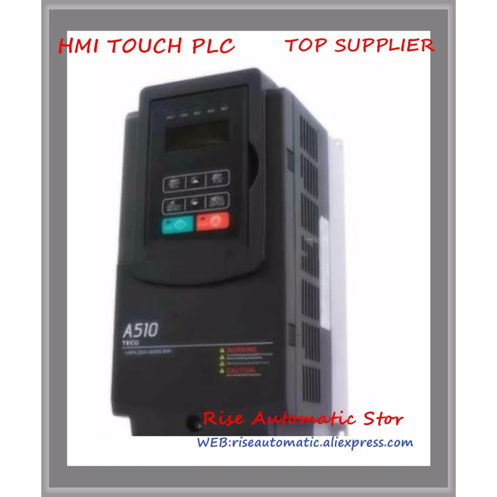 A510-2005-H3 อินเวอร์เตอร์ VFD ความถี่ AC 3 เฟส 220V 17.5A 3.7KW 5HP ใหม่