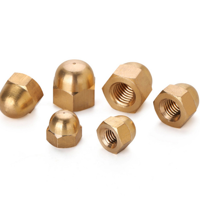 ฝาครอบนอตแบบทองแดง ฝาครอบสกรูและโบลท์ ขนาด M3, M4, M5, M6, M8, M10, M12, M16, M20