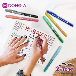 ปากกาสี My Color 2 Tone 30 สี 15 ด้าม Dong-A
