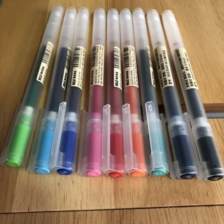 MUJI ของแท้ ปากกาและไส้ปากกาเจลมูจิ แบบปลอก 0.38 และ 0.5 MM