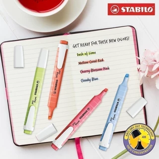 ปากกาเน้นข้อความ Stabilo Swing Cool รุ่น Pastel แยกแท่ง