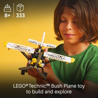 LEGO Technic 42198 Bush Plane (333pcs.), Building Blocks, Kids Toy