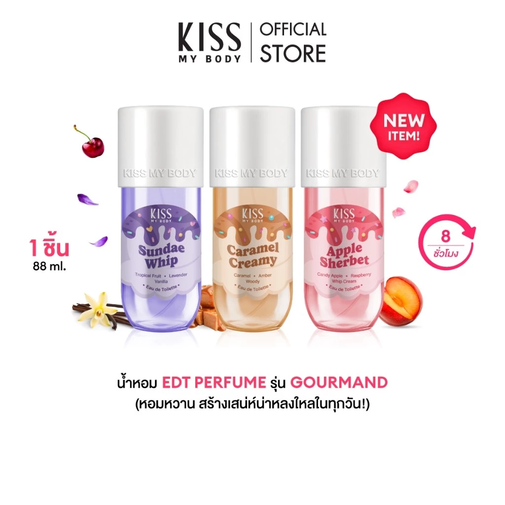 [น้ำหอม 33 กลิ่น] Kiss My Body น้ำหอม Body Mist & Genderless EDT & Summer EDT 88 ml. (เลือกกลิ่นได้) thumbnail 4