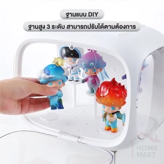 ตู้โชว์โมเดล Arttoy กล่องใส่Molly กล่องใส่Labubu โมเดล ฟิกเกอร์ วัสดุเป็นพลาสติก PET