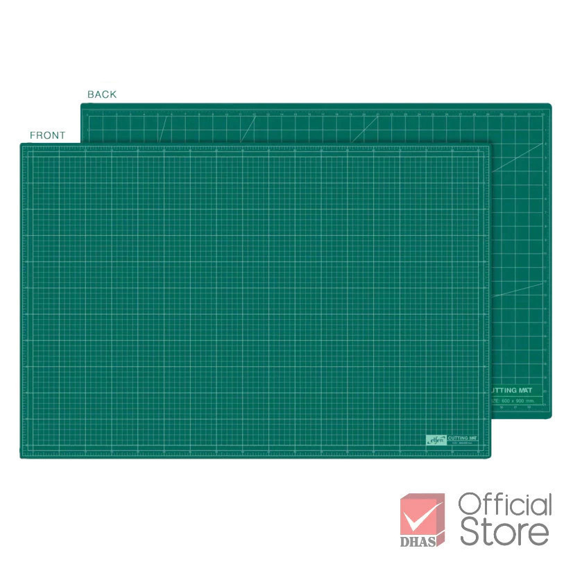 Elfen แผ่นยางรองตัด ขนาด A1 (90x60 ซม.) หนาทนทาน - 1 แผ่น