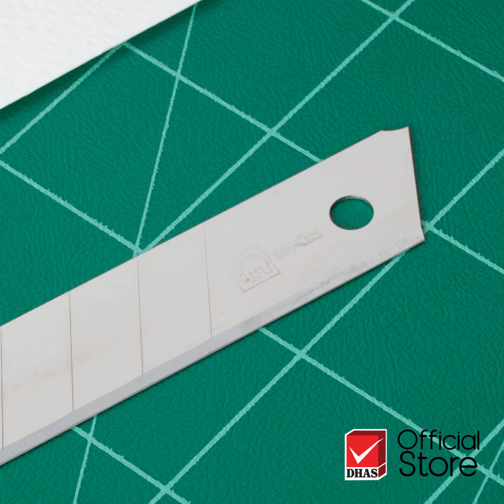 Elephant ใบมีด ใบมีดคัตเตอร์ No.1845 18 มม. 45° ใบมีด SK5 จำนวน 6 ใบ/หลอด - รูปที่ 2