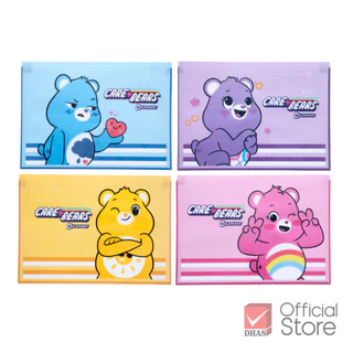 Elephant แฟ้มกระเป๋า แฟ้มกระดุม 1 เม็ด A4 แคร์แบร์ จำนวน 1 แฟ้ม (คละสี)