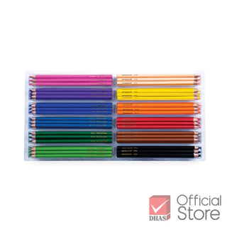 Master Art สีไม้ ดินสอสีไม้ 12 สี 144 แท่ง รุ่น School pack จำนวน 1 ชุด
