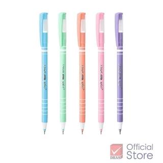 Elfen ปากกาลูกลื่น รุ่น Liso Smile (ลิโซ่ สมายล์) 0.5 มม. หมึกน้ำเงิน - กระปุก 50 ด้าม