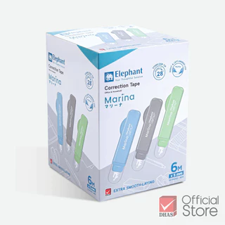 Elephant เทปลบคำผิด มารีน่า จำนวน 1 ชิ้น