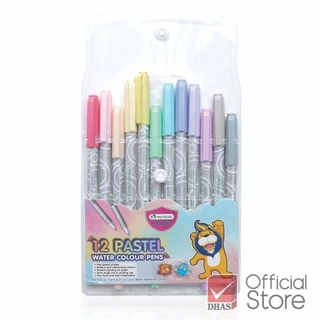 Master Art สีเมจิก ปากกาเมจิก สีพาสเทล 12 สี