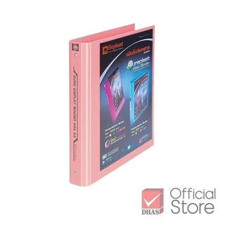 Elephant แฟ้มห่วง 3 ห่วง แฟ้มโชว์เอกสาร A4 รุ่น 444 สีพาสเทล – จำนวน 1 เล่ม
