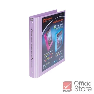 Elephant แฟ้มห่วง 3 ห่วง แฟ้มโชว์เอกสาร A4 รุ่น 444 สีพาสเทล – จำนวน 1 เล่ม