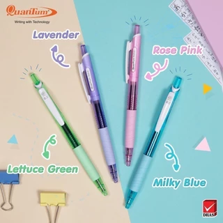 Quantum ปากกา ปากกาเจล ไดอิจิเจล ดอลลี่ น้ำเงิน 0.5 คละสี จำนวน 4 ด้าม