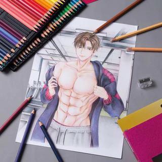 Master Art สีไม้ 60 สี รุ่นใหม่ (แท่งยาว) ระบายนุ่ม - 1 กล่อง