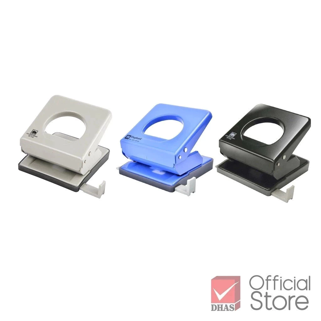 Elephant เครื่องเจาะรูกระดาษ เครื่องเจาะกระดาษ No.DP-540 จำนวน 1 ชิ้น (คละสี)
