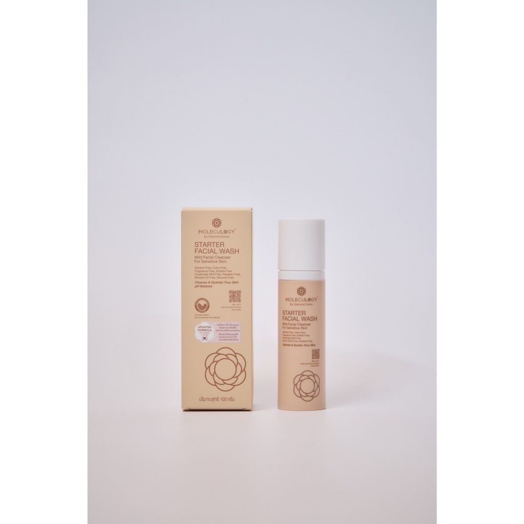 Moleculogy Starter Facial Wash Mild Facial Cleanser for Sensitive Skin (100g) เจลล้างหน้า (100กรัม) - 1