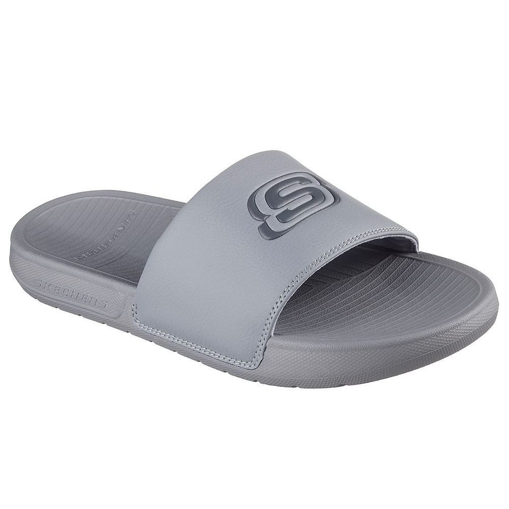 Skechers สเก็ตเชอร์ส รองเท้าแตะผู้ชาย Men Regen Sport Shoes - 8790294-GRY