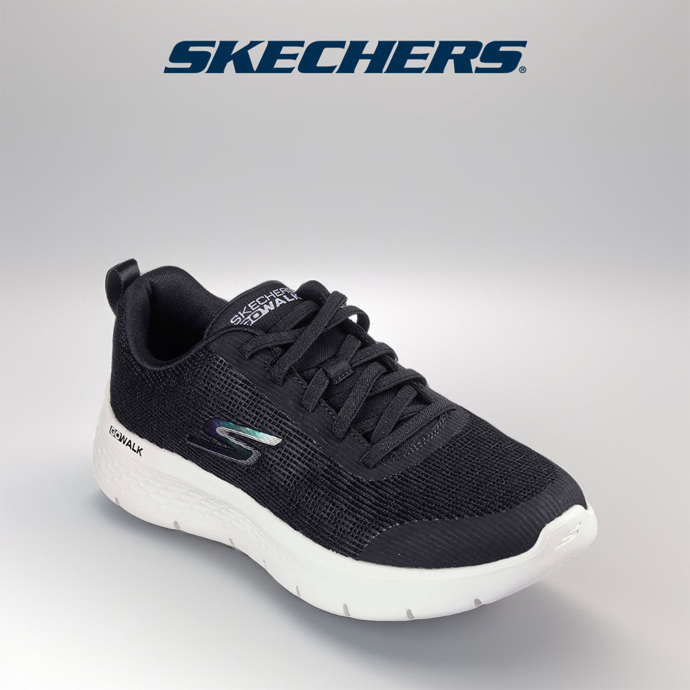 Skechers สเก็ตเชอร์ส รองเท้าผู้หญิง Women GOwalk Flex GOwalk Shoes - 124831-BKW - Air-Cooled Goga Mat