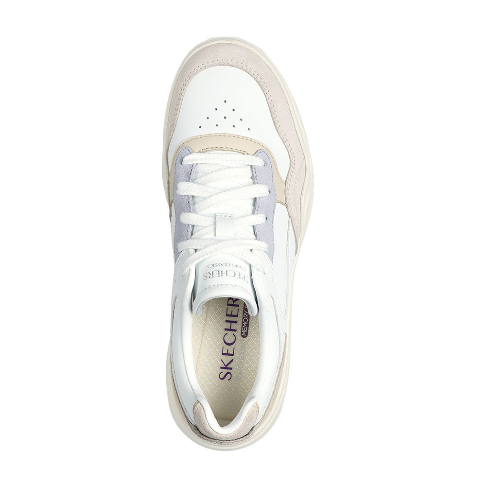 Skechers สเก็ตเชอร์ส รองเท้าผู้หญิง Women Denali Court Classic Shoes 185022-WPKP