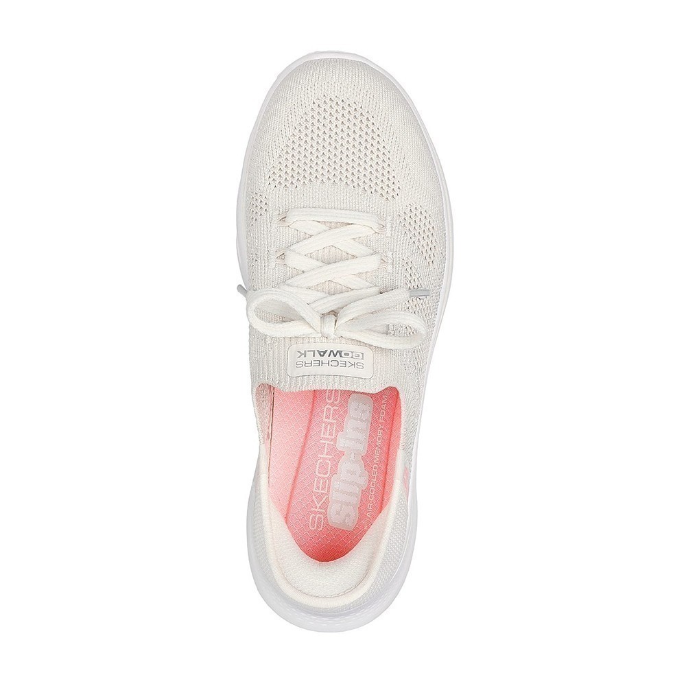 Skechers สเก็ตเชอร์ส รองเท้าผู้หญิง Women GOwalk 7 GOwalk Shoes - 125213-OFPK Air-Cooled Memory Foam
