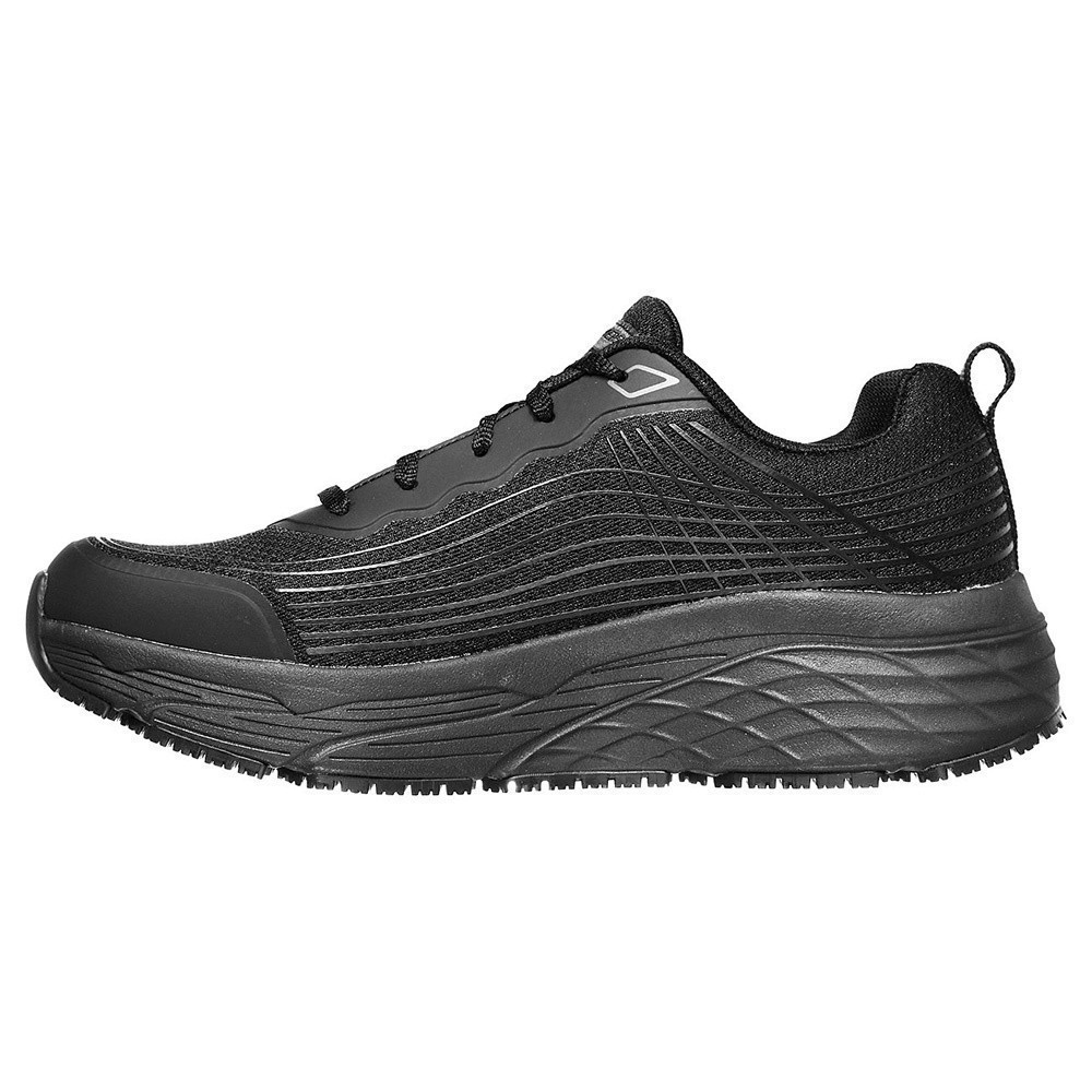 Skechers สเก็ตเชอร์ส รองเท้าทำงานผู้ชาย Men Work Max Cushioning Elite Slip Resistant Rytas Work Shoes - 200021-BLK