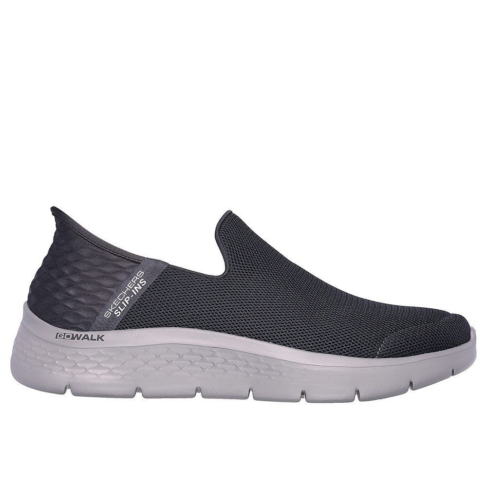 Skechers สเก็ตเชอร์ส รองเท้าผู้ชาย Men Slip-ins GOwalk Flex No Hands Walking Shoes - 216491-DKGY