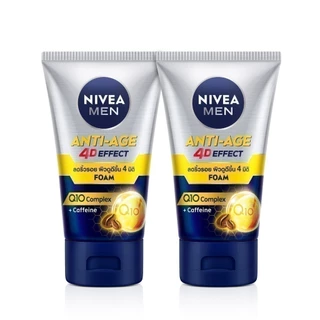 นีเวีย เมน โฟมล้างหน้า แอนตี้-เอจ100 กรัม 2 ชิ้น NIVEA
