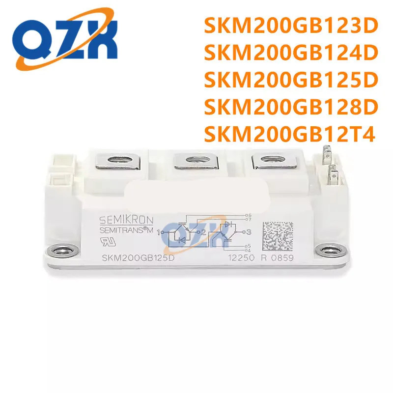 โมดูลพลังงานไอพีเอ็ม ไอจีบีที ไทรสเตอร์ SKM200GB123D SKM200GB124D SKM200GB125D SKM200GB128D SKM200GB