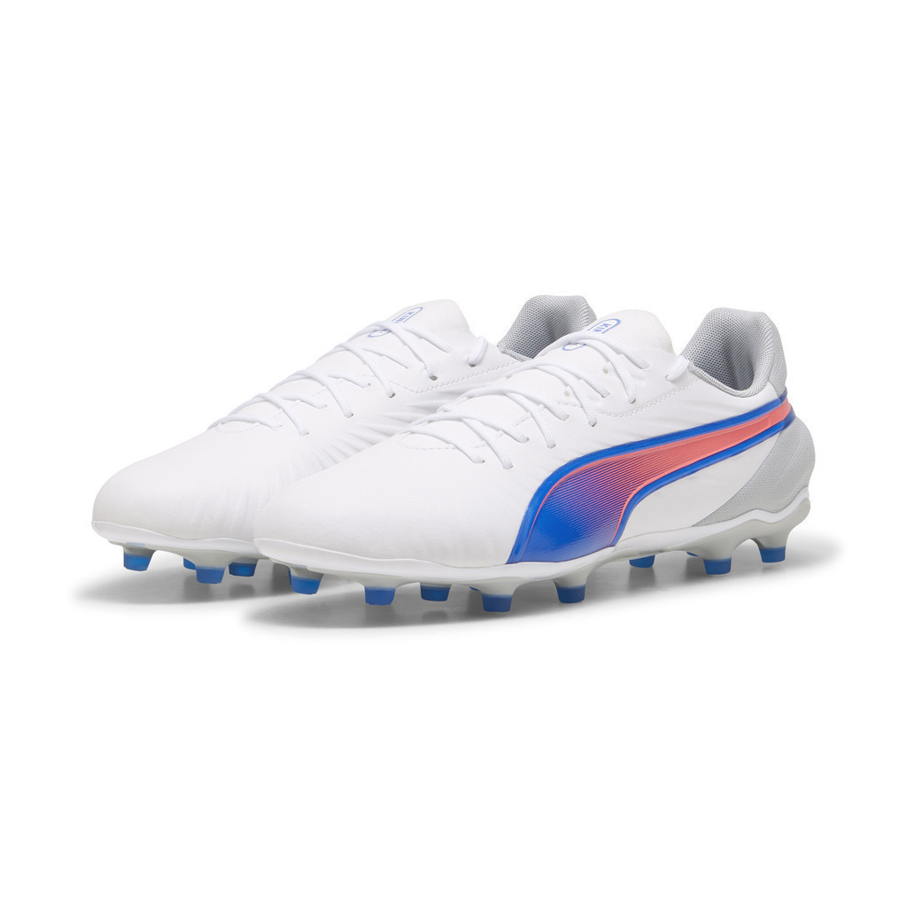 PUMA FOOTBALL - รองเท้าฟุตบอล KING MATCH FG/AG สีขาว  10786302