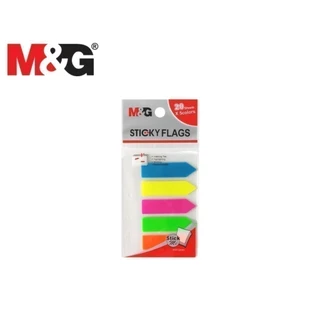 กระดาษโน้ต Sticky Flag สติ้กกี้โน้ต ดัชนี ที่คั่นเอกสาร M&G หัวลูกศร หัวสี่เหลี่ยม