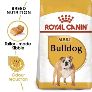 Royal Canin Bulldog Adult 12kg อาหารเม็ดสุนัขโต พันธุ์บูลด็อก อายุ 12 เดือนขึ้นไป (Dry Dog Food, โรยัล คานิน)