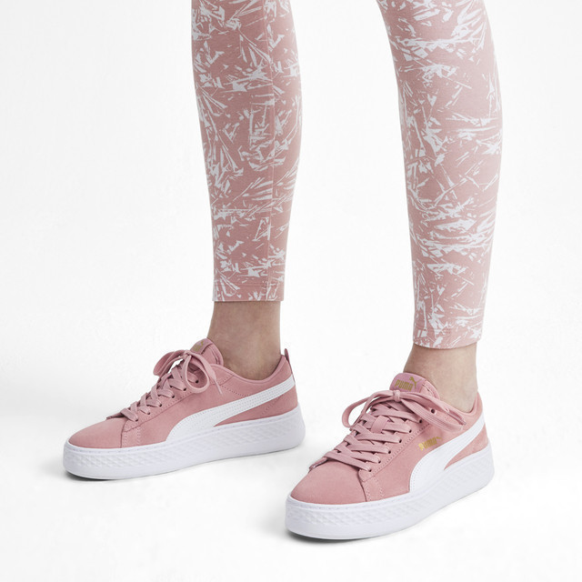 PUMA حذاء رياضي نسائي Smash Platform شامواه — صورة 4