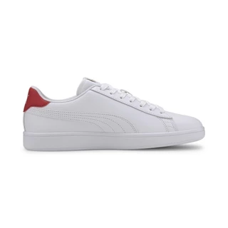 PUMA BASICS - รองเท้าผ้าใบ Smash v2 สีขาว - 36521517
