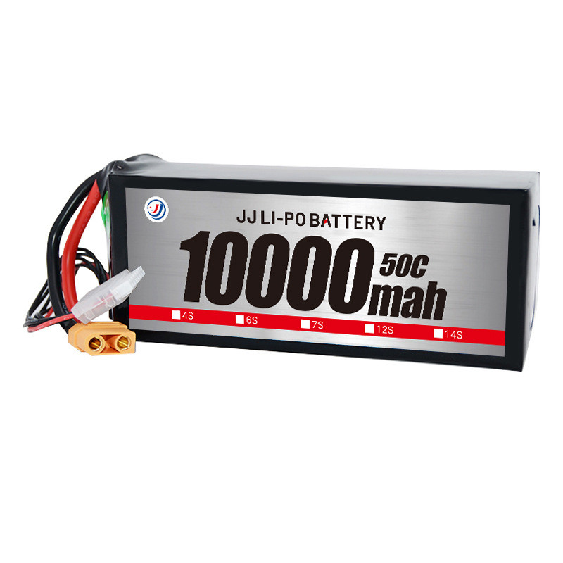 สำรวจอุปกรณ์ป้องกันพืชเกษตร Jiujiang แบตเตอรี่ลิเธียมกำลังขยายสูง10000mah11.1V14.8V22.2V44.4V
