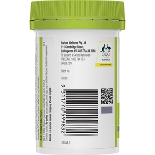 Swisse Ultiboost High Strength Milk Thistle บำรุงตับ ดีท็อกซ์ตับ 60 เม็ดเคลือบฟิล์ม (EXP:01 2028)