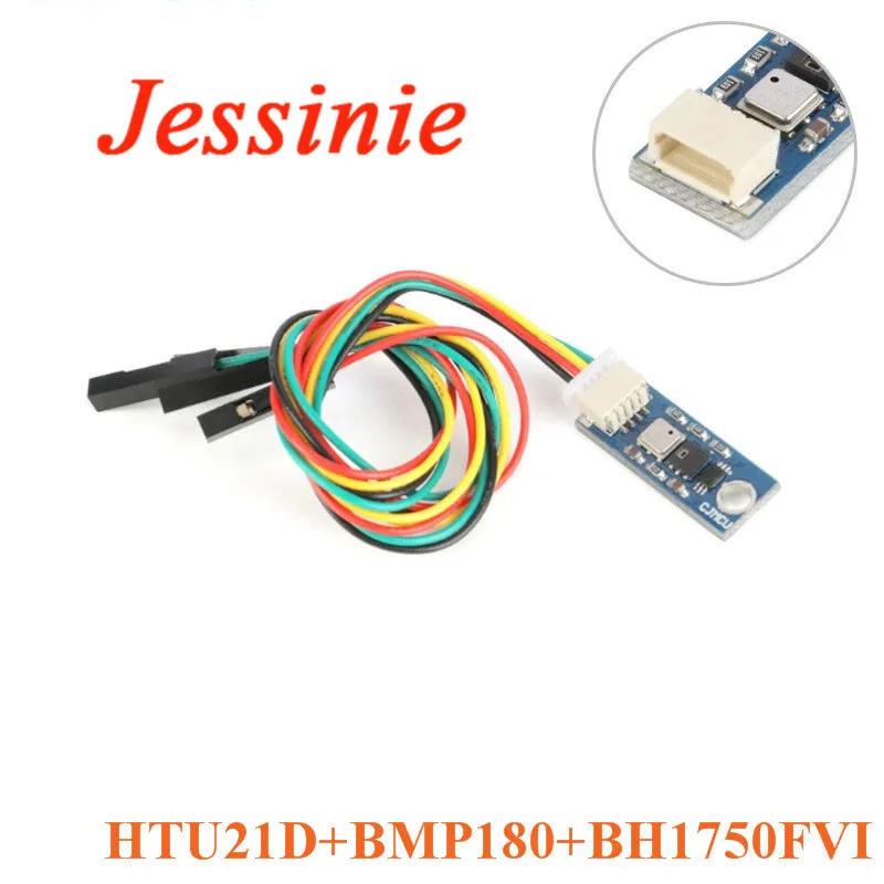 โมดูลเซ็นเซอร์แสงและอุณหภูมิความชื้น CJMCU-HTU21D+BMP180+BH1750FVI