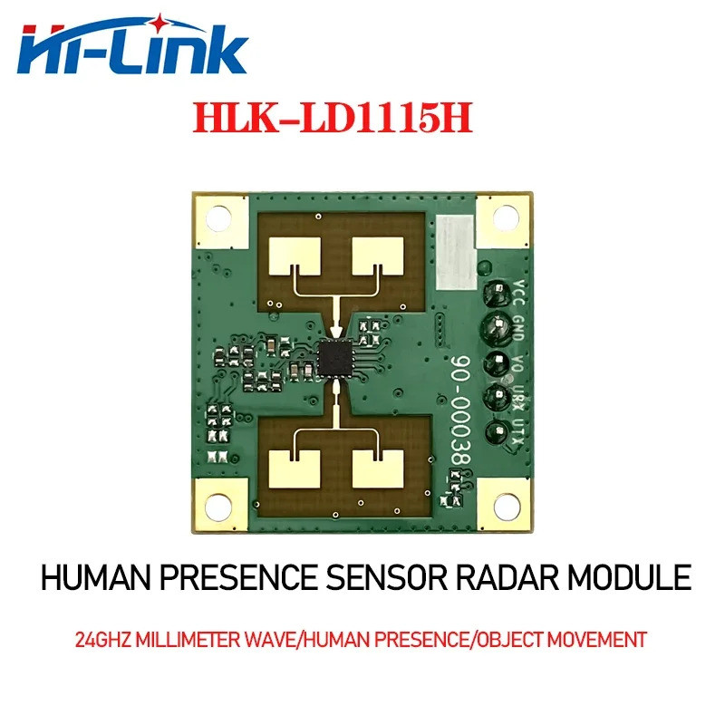 HLK-LD1115H 24Ghz Human Presence Sensor Radar Module L Serial Munapplication Micro-Motion Detection 